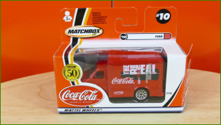 Matchbox Autíčko (Made in China) No.10 - Coca-Cola - Ford Box Truck - 50th Anniversary