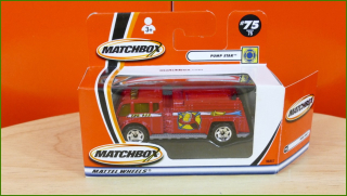 Matchbox Autíčko (Made in China) No.75 - Pump Star
