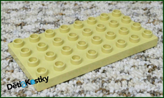 Lego® Duplo® Podložka/Destička 4x8 Světle Béžová