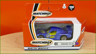 Matchbox Autíčko (Made in China) No.20 - Porsche 911 GT1