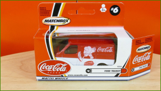 Matchbox Autíčko (Made in China) Coca-Cola - No.6 - Ford Transit