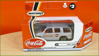 Matchbox Autíčko (Made in China) Coca-Cola No.2 - Chevy Tahoe