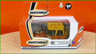 Matchbox Autíčko (Made in China) No.25 - 1998 Jeep Wrangler