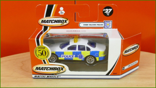 Matchbox Autíčko (Made in China) No.27 - Ford Falcon Police - 50th Anniversary