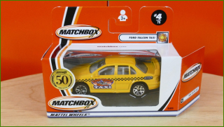 Matchbox Autíčko (Made in China) No.4 - Ford Falcon Taxi - 50th Anniversary