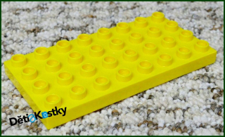 Lego® Duplo® Podložka/Destička 4x8 Žlutá