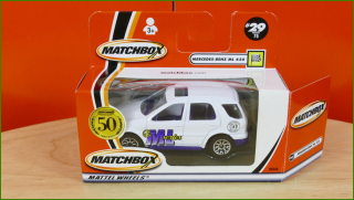 Matchbox Autíčko (Made in China) No.29 - Mercedes-Benz ML 430 - 50th Anniversary