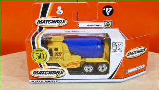 Matchbox Autíčko (Made in China) No.17 - Cement Mixer - 50th Anniversary