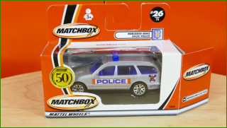 Matchbox Autíčko (Made in China) No.26 - Mercedes-Benz E420 Police - 50th Anniversary