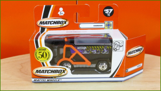 Matchbox Autíčko (Made in China) No.57 - Garbage Trash Truck - 50th Anniversary