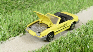 Kovový Model Autíčko Majorette Mustang Convertible