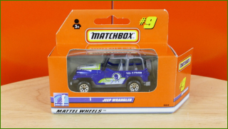 Matchbox Autíčko No.9 - Jeep Wrangler