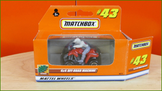 Matchbox Autíčko No.43 - 4x4 Off-Road Machine