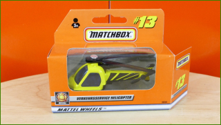 Matchbox Autíčko No.13 - Helicopter