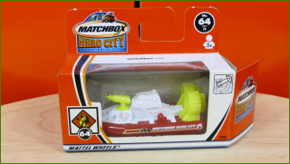 Matchbox Autíčko Hero-City No.64 - Fire Hovercraft