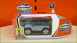 Matchbox Autíčko Hero-City No.71 - Jeep Willys