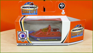 Matchbox Autíčko Hero-City No.43 - Rescue Boat