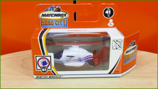 Matchbox Autíčko Hero-City No.41 - Sea Rescue Helicopter