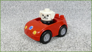 Lego Duplo autíčko s figurkou