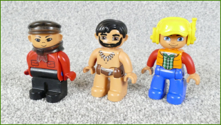 Lego® Duplo® Set Tří Figurek (Pravěk, Pilot, Intelli)