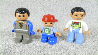 Lego® Duplo® Set Tří Figurek (Číšník, Chlapeček, Čaroděj)