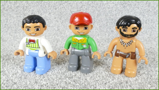Lego® Duplo® Set Tří Figurek (Číšník, Pravěk, Octan)