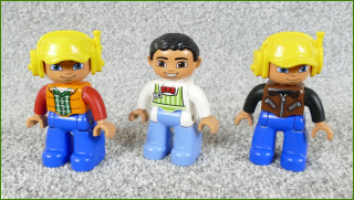 Lego® Duplo® Set Tří Figurek (Piloti, Číšník)