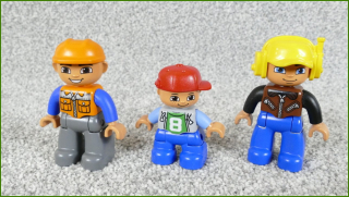 Lego® Duplo® Set Tří Figurek (Pilot, Dělník, Dítě)