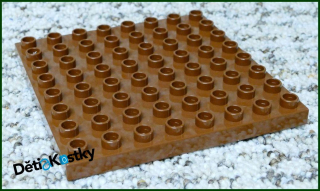 Lego® Duplo® Podložka/Deska 8x8 Hnědá