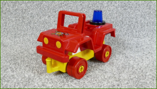Lego Duplo jeep s majáčkem