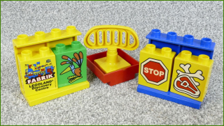 Lego Duplo radar a poličky s kostkami