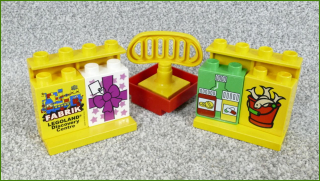 Lego Duplo radar a poličky s kostkami