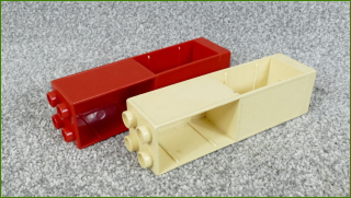 Lego Duplo skříňky, podstavce, sloupky