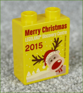Lego® Duplo® Kostka 1x2x2 Žlutá - Legoland 2015 Sobík