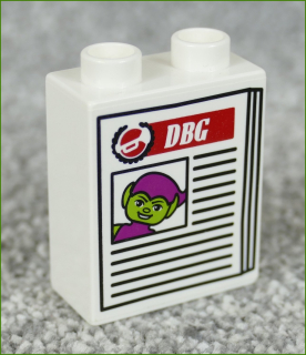 Lego® Duplo® Kostka 1x2x2 Bílá - Goblin DBG