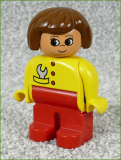 Lego® Duplo® Figurka Maminka Ve Žlutém s Klíčem