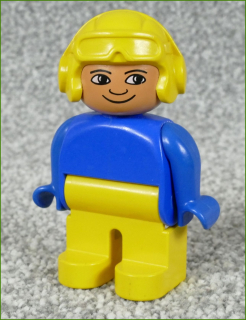 Lego® Duplo® Figurka Pilota - Žlutá Helma