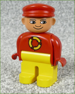 Lego® Duplo® Figurka Dělník se Znakem Recyklace