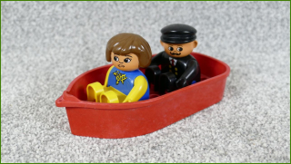 Lego Duplo člun s figurkami