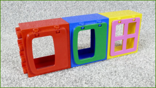 Lego Duplo kostky s okny