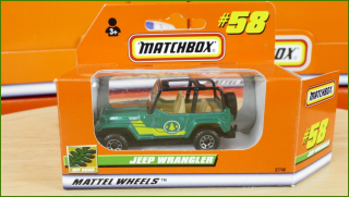 Matchbox Autíčko #58 - Jeep Wrangler
