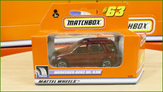 Matchbox Autíčko #63 - Mercedes-Benz ML 430