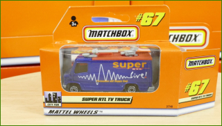 Matchbox Autíčko #67 - Super RTL TV Truck