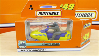 Matchbox Autíčko #49 - Snowmobile