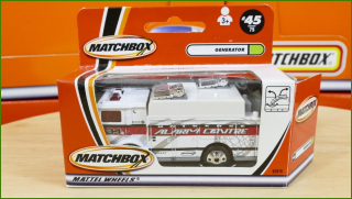Matchbox Autíčko #45 - Auxiliary Power Truck