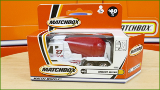 Matchbox Autíčko #40 - Cement Mixer