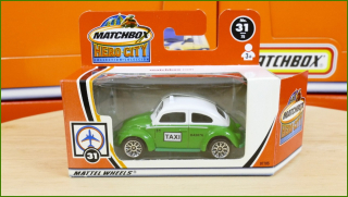 Matchbox Autíčko #31 - Volkswagen Beetle Taxi