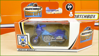 Matchbox Autíčko #29 - Police Motorcycle