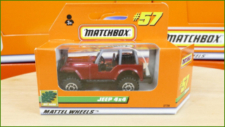 Matchbox Autíčko #57 - Jeep 4x4