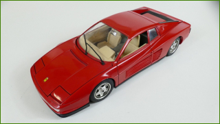 Kovový Model Bburago 1:18 - Ferrari Testarossa (1984)